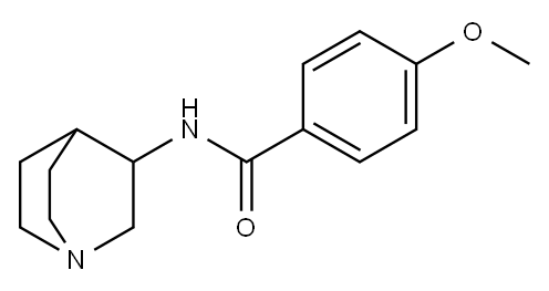 Benzamide, N-1-azabicyclo[2.2.2]oct-3-yl-4-methoxy- (9CI) Struktur