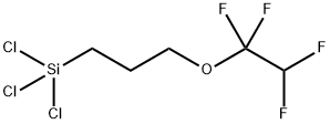 trichloro[3-(1,1,2,2-tetrafluoroethoxy)propyl]silane 结构式