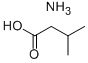 イソ吉草酸アンモニウム 化学構造式