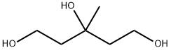 3-メチルペンタン-1,3,5-トリオール 化学構造式