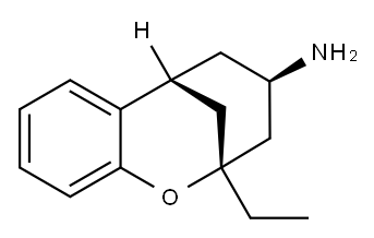 2,6-Methano-2H-1-benzoxocin-4-amine,2-ethyl-3,4,5,6-tetrahydro-,(2alpha,4alpha,6alpha)-(9CI) Structure