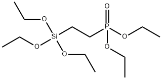 二乙基磷酰乙基三乙氧基硅烷, 757-44-8, 结构式