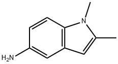 1,2-二甲基-1H-吲哚-5-胺 结构式