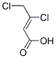 3,4-ジクロロクロトン酸 化学構造式