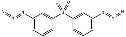 1,1'-スルホニルビス(3-アジドベンゼン) 化学構造式