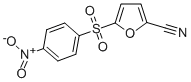 5-((4-Nitrophenyl)sulfonyl)-2-furancarbonitrile 结构式