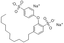 Disodium 4-dodecyl-2,4'-oxydibenzenesulfonate Structure