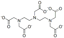 N,N-双[2-[双(羧甲基)氨基]乙基]-甘氨酸钠盐, 7578-43-0, 结构式