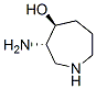 1H-Azepin-4-ol,3-aminohexahydro-,trans-(9CI) 结构式