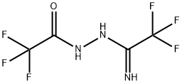 N-TRIFLUOROACETYL-N'-(TRIFLUOROACETIMIDOYL)HYDRAZINE 结构式