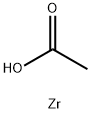 酢酸/ジルコニウム 化学構造式