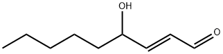 4-羟基壬烯醛 结构式
