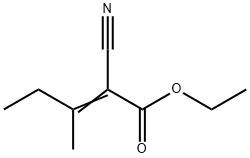 ethyl 2-cyano-3-methylpent-2-ene-1-oate 结构式