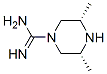 1-Piperazinecarboximidamide,3,5-dimethyl-,cis-(9CI) Structure