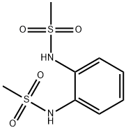 1,2-ビス(メタンスルホンアミド)ベンゼン 化学構造式