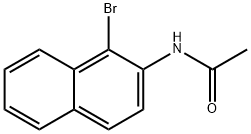 N-(1-bromo-2-naphthyl)acetamide Structure
