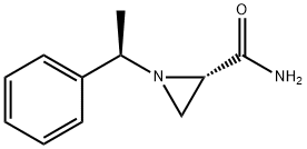 1-(1'(R)-ALPHA-METHYLBENZYL)-AZIRIDINE-2(S)-CARBOXAMIDE Structure