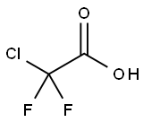 Chlorodifluoroacetic acid Structure