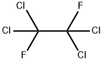 1,1,2,2-テトラクロロ-1,2-ジフルオロエタン 化学構造式