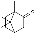 (±)-カンファー 化学構造式