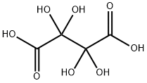 テトラヒドロキシブタン二酸 化学構造式