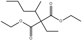 Diethyl ethyl(1-methylbutyl)malonate Struktur
