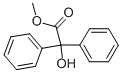 二苯乙醇酸甲酯, 76-89-1, 结构式