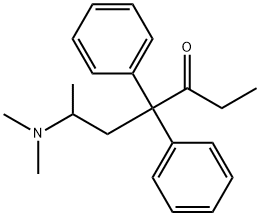(+/-)-METHADONE Struktur