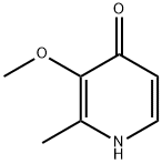 3-メトキシ-2-メチル-1H-ピリジン-4-オン 化学構造式