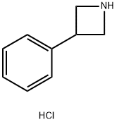 3-フェニルアゼチジン塩酸塩 化学構造式
