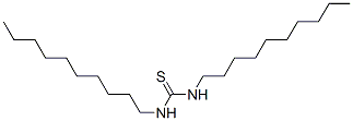 N,N'-ジデシルチオ尿素 化学構造式