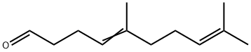 5,9-dimethyl-4,8-decadienal Struktur