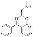 4H-1,3-Benzodioxin-2-methanamine,N-methyl-4-phenyl-,trans-(9CI) Structure