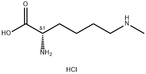 Nε-メチル-L-リシン·塩酸 化学構造式