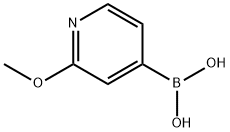 2-甲氧基吡啶-4-硼酸 结构式
