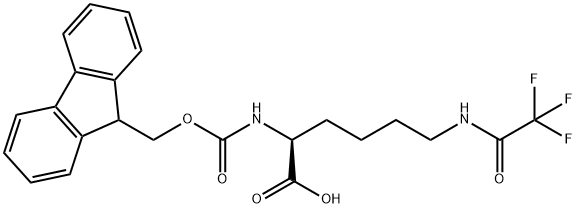 Fmoc-N-epsilon-trifluoroacetyl-L-lysine Structure