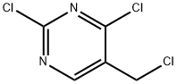 2,4-二氯-5-(氯甲基)嘧啶 结构式