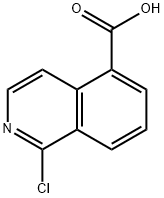 1-氯-5-异喹啉羧酸 结构式