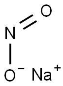 亚硝酸钠, 7632-00-0, 结构式
