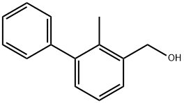 3-羟甲基-2-甲基联苯, 76350-90-8, 结构式