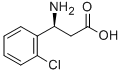 (S)-3-氨基-3-(2-氯苯基)-丙酸 结构式