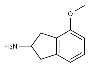 4-Methoxy-2,3-dihydro-1H-inden-2-aMine Structure