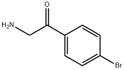 2-氨基-4'-溴苯乙酮 结构式