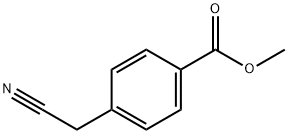 对氰甲基苯甲酸甲酯 结构式