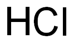 Hydrochloric acid Struktur