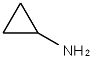 シクロプロピルアミン 化学構造式