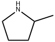 2-甲基吡咯烷, 765-38-8, 结构式
