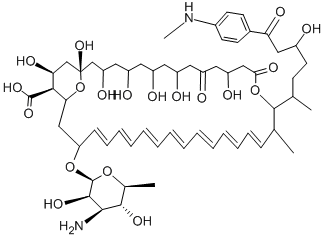 Candicidin D, 40-demethyl-3,7-dideoxo-3,7-dihydroxy-N47-methyl-5-oxo-, cyclic 15,19-hemiacetal Struktur
