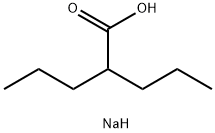 Divalproex sodium Struktur