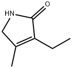 3-乙基-4-甲基-3-吡咯啉-2-酮, 766-36-9, 结构式